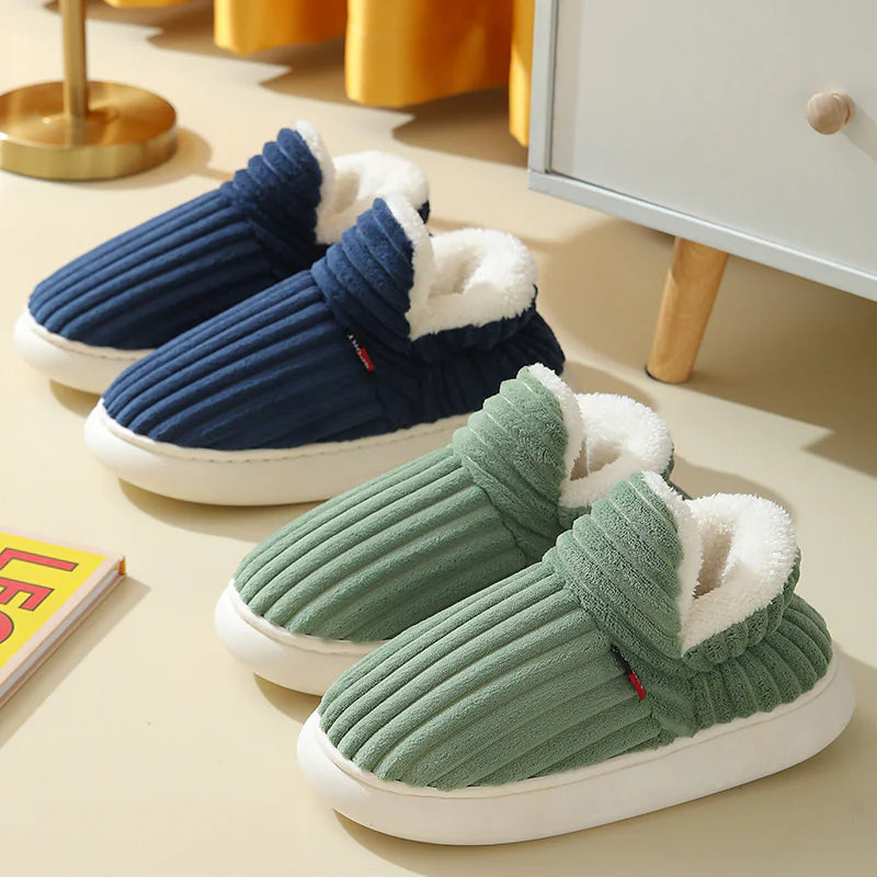 COZY FOREST FOX SLIPPS