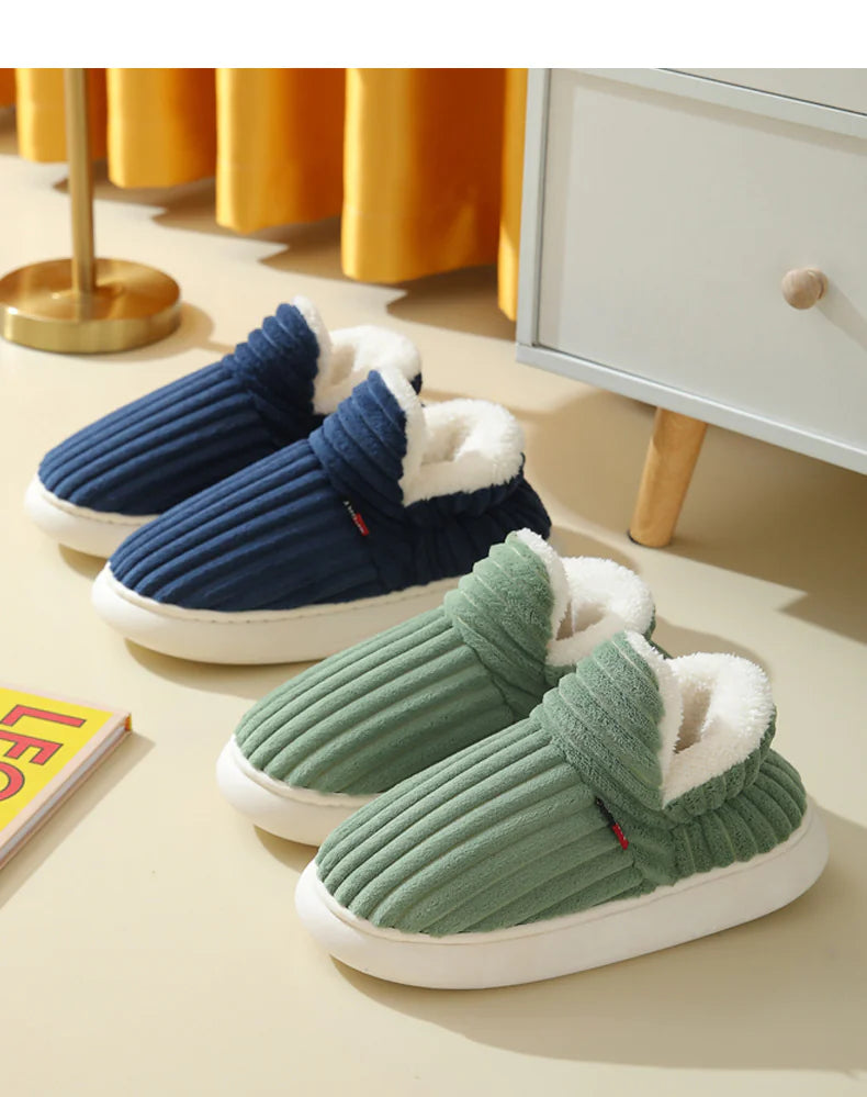 COZY FOREST FOX SLIPPS