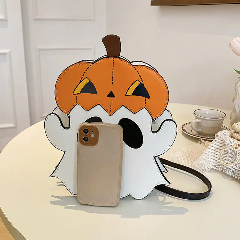 COZY GHOSTY PUMPKIN SATCHEL