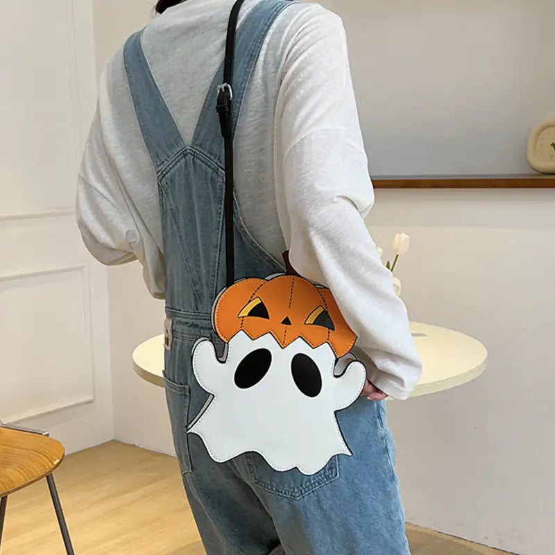COZY GHOSTY PUMPKIN SATCHEL