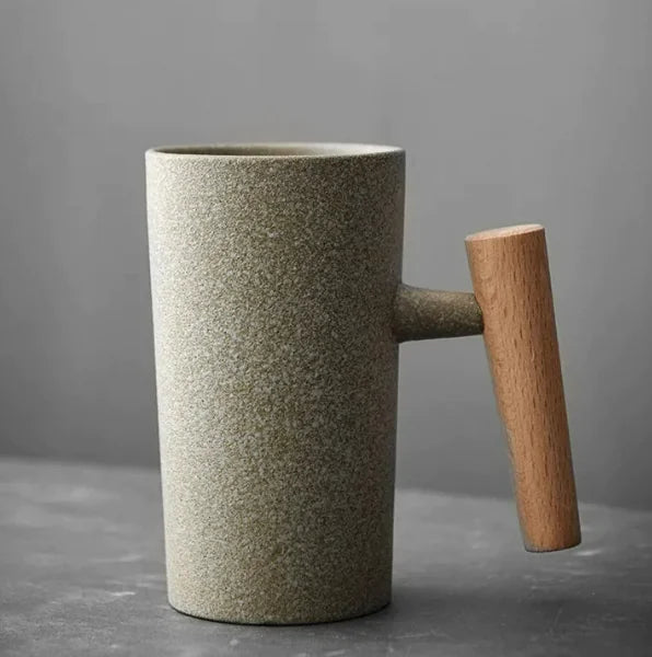 ECO-FORESTED STONE HERBAL MUG