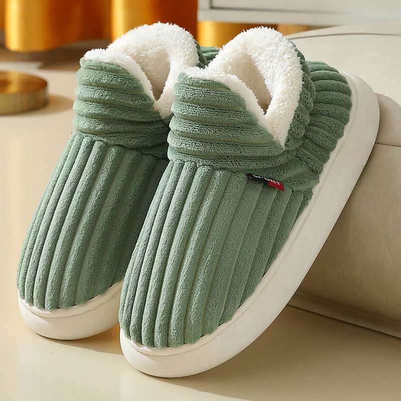 COZY FOREST FOX SLIPPS