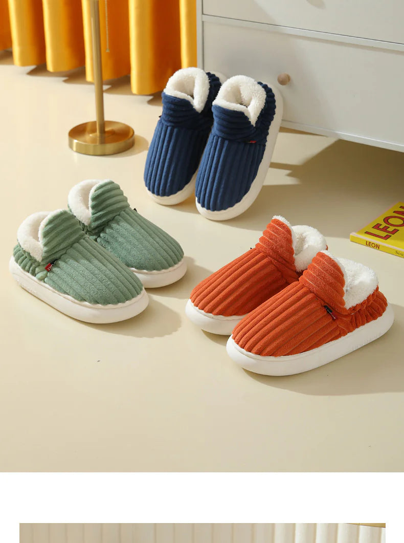 COZY FOREST FOX SLIPPS