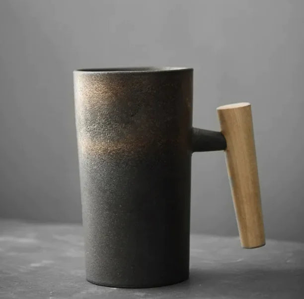 ECO-FORESTED STONE HERBAL MUG