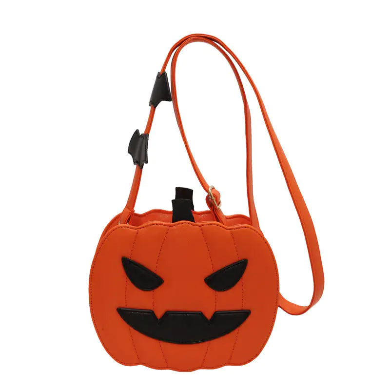 JACK 0 LANTERN COZY PUMPKIN SATCHEL