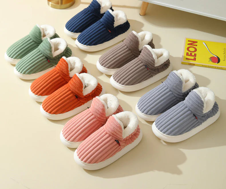 COZY FOREST FOX SLIPPS