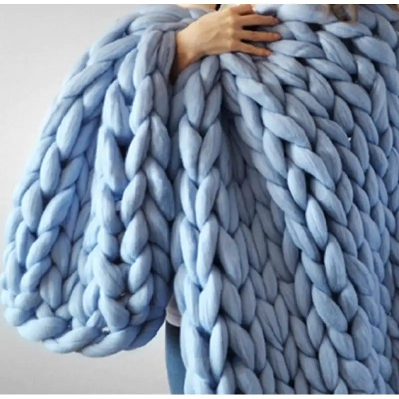 COZY FOREST FOX WOOL THROW