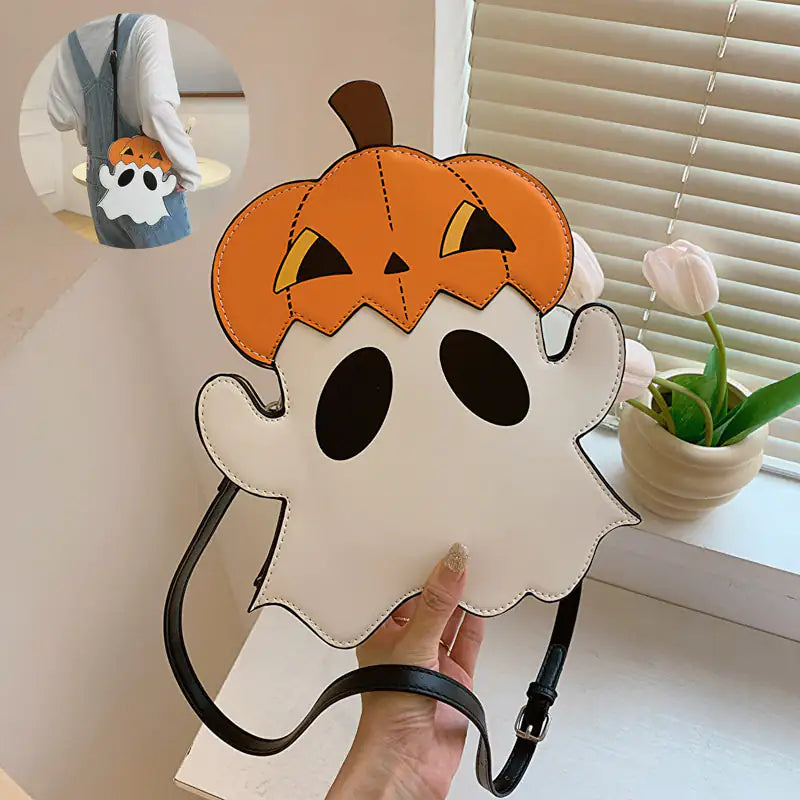COZY GHOSTY PUMPKIN SATCHEL
