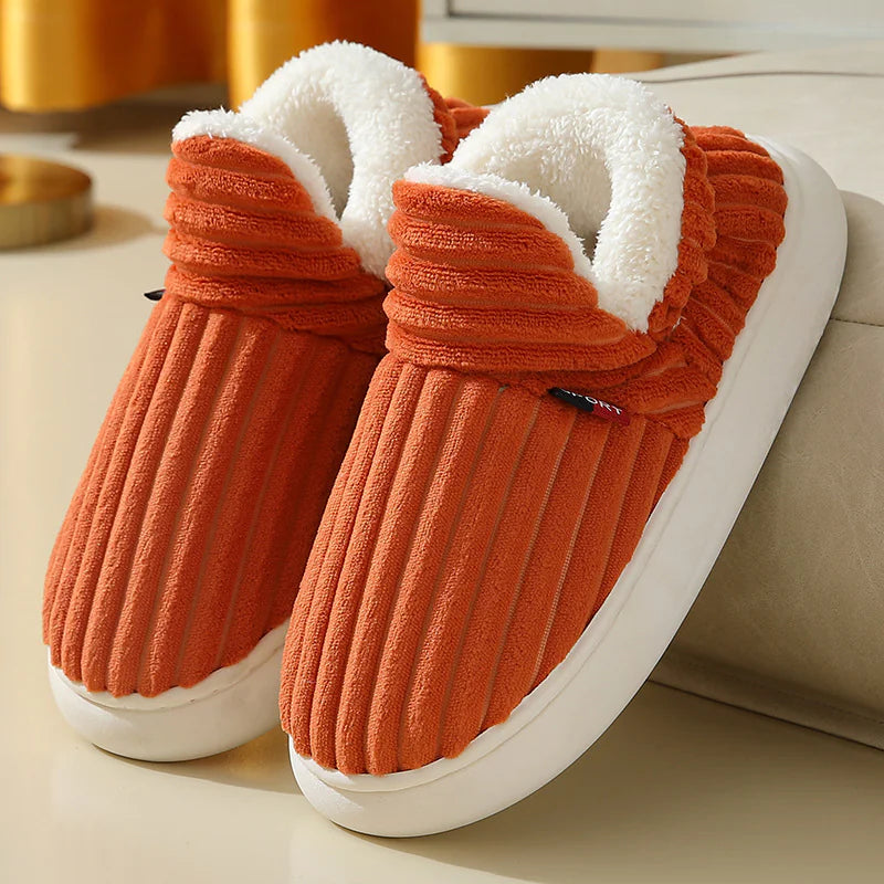 COZY FOREST FOX SLIPPS