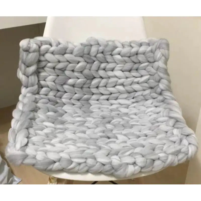 COZY FOREST FOX WOOL THROW