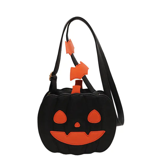 JACK 0 LANTERN COZY PUMPKIN SATCHEL
