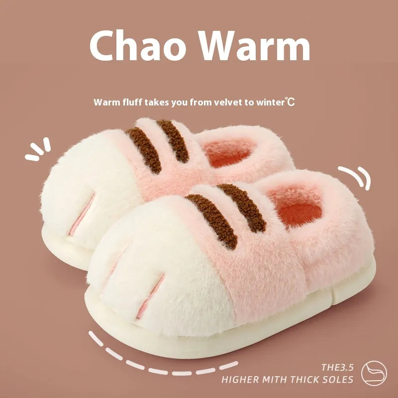 COZY FOX AUTUMAL PAW SLIPPERS