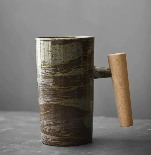 ECO-FORESTED STONE HERBAL MUG