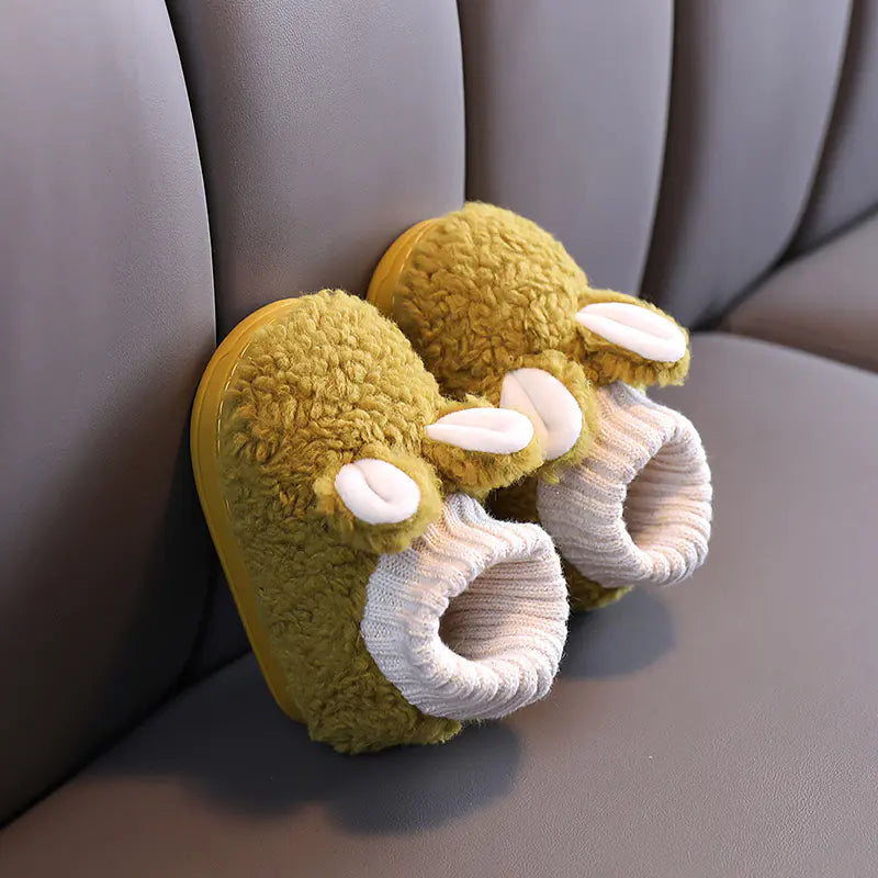 Winter Cotton Home Slippers for Warm Comfort