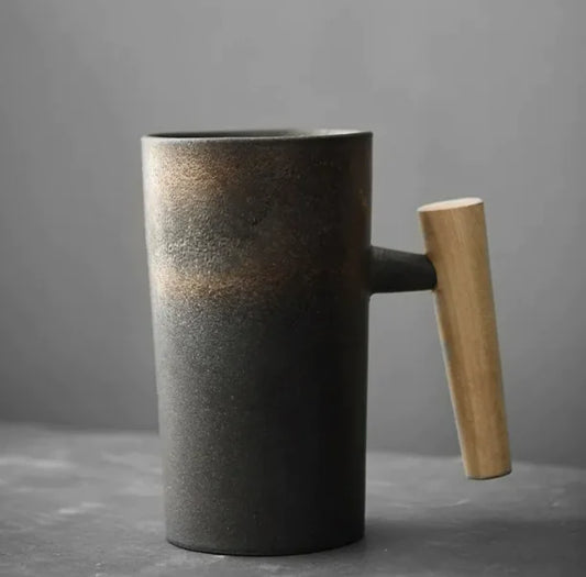 ECO-FORESTED STONE HERBAL MUG