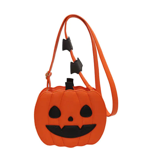 JACK 0 LANTERN COZY PUMPKIN SATCHEL