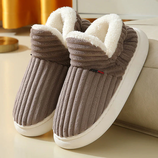 COZY FOREST FOX SLIPPS